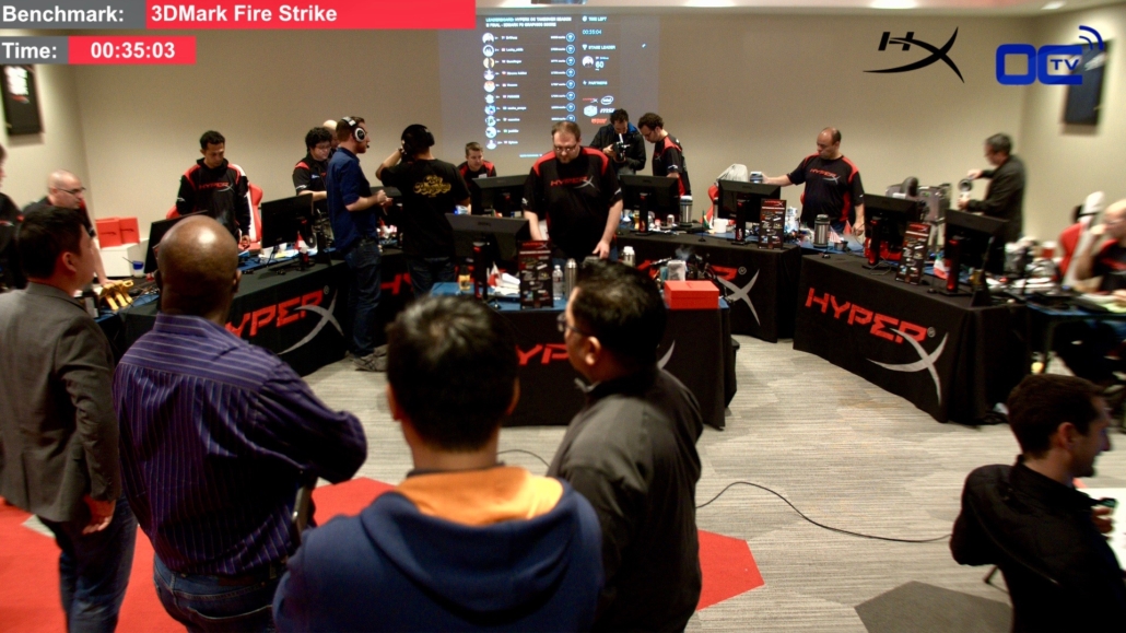 HyperX OC Takeover tournament in the studio