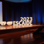 Escaide 2024 stage design 3d logo cut out