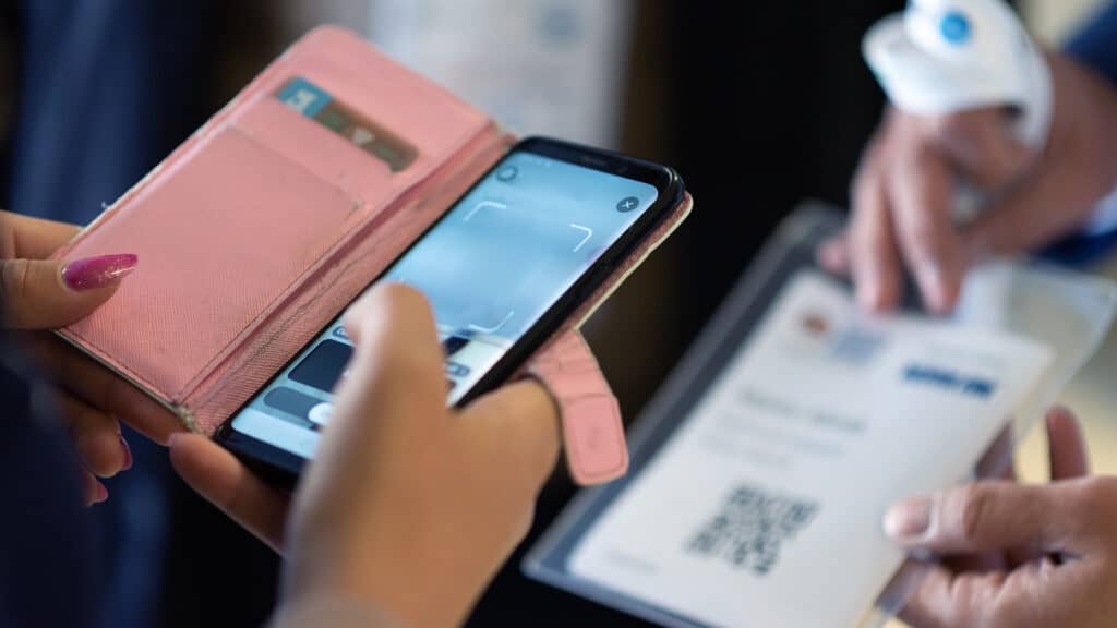 QR code scanning for lead retrieval