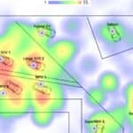 Event analytics heatmap of a booth at trade show